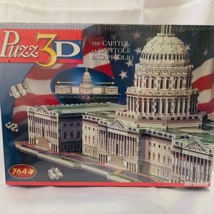 NIB 3D Puzzle The Capitol Building WREBBIT